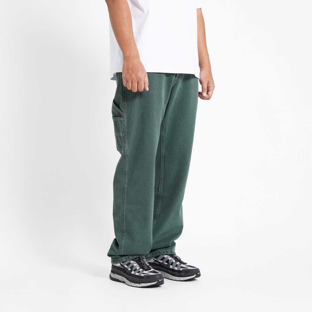 Superego Celana Carpenter Denim Jeans Panjang Utility Standar Olive Green CPS02B - Image 2