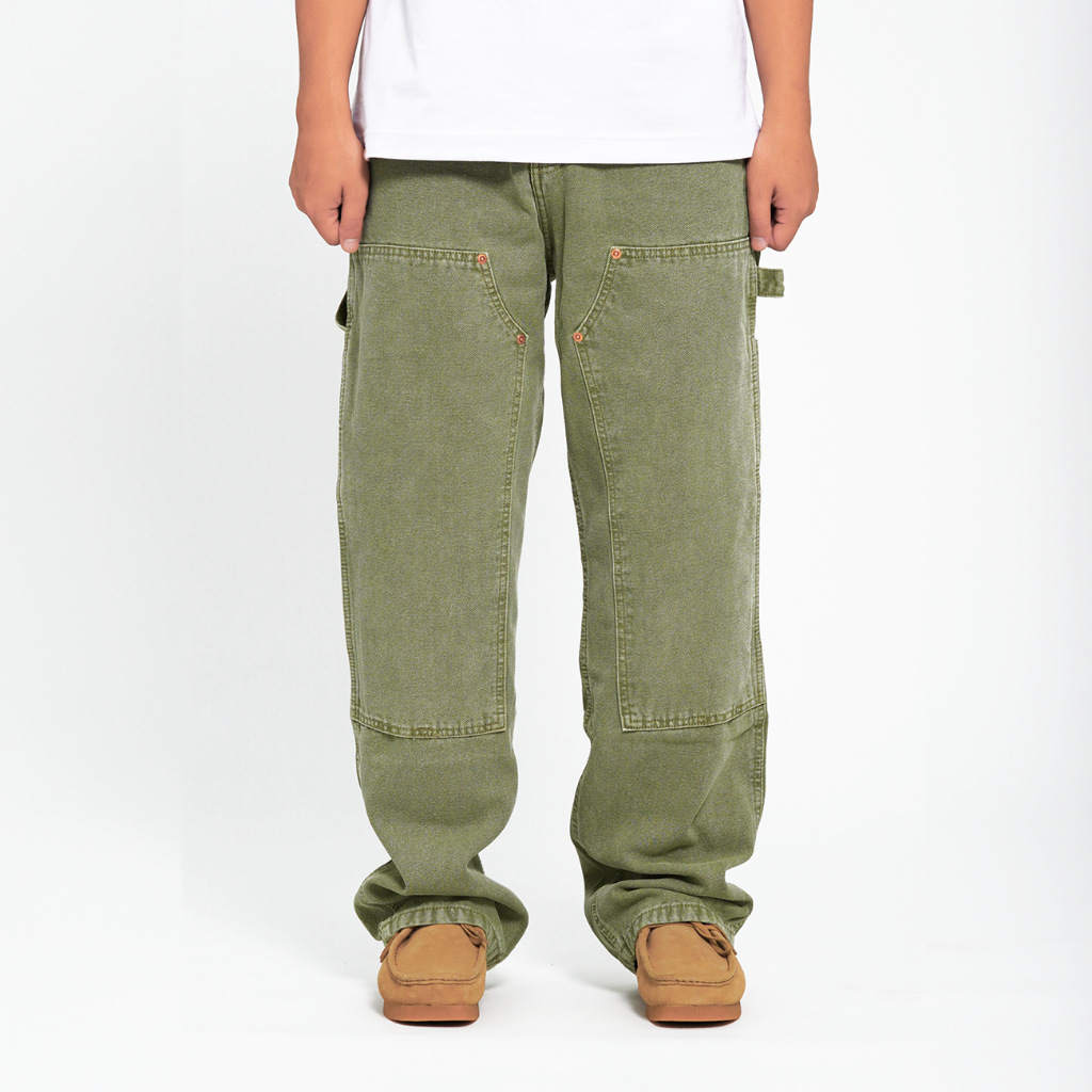 Superego Celana Carpenter Double Knee Canvas Olive CPS07B