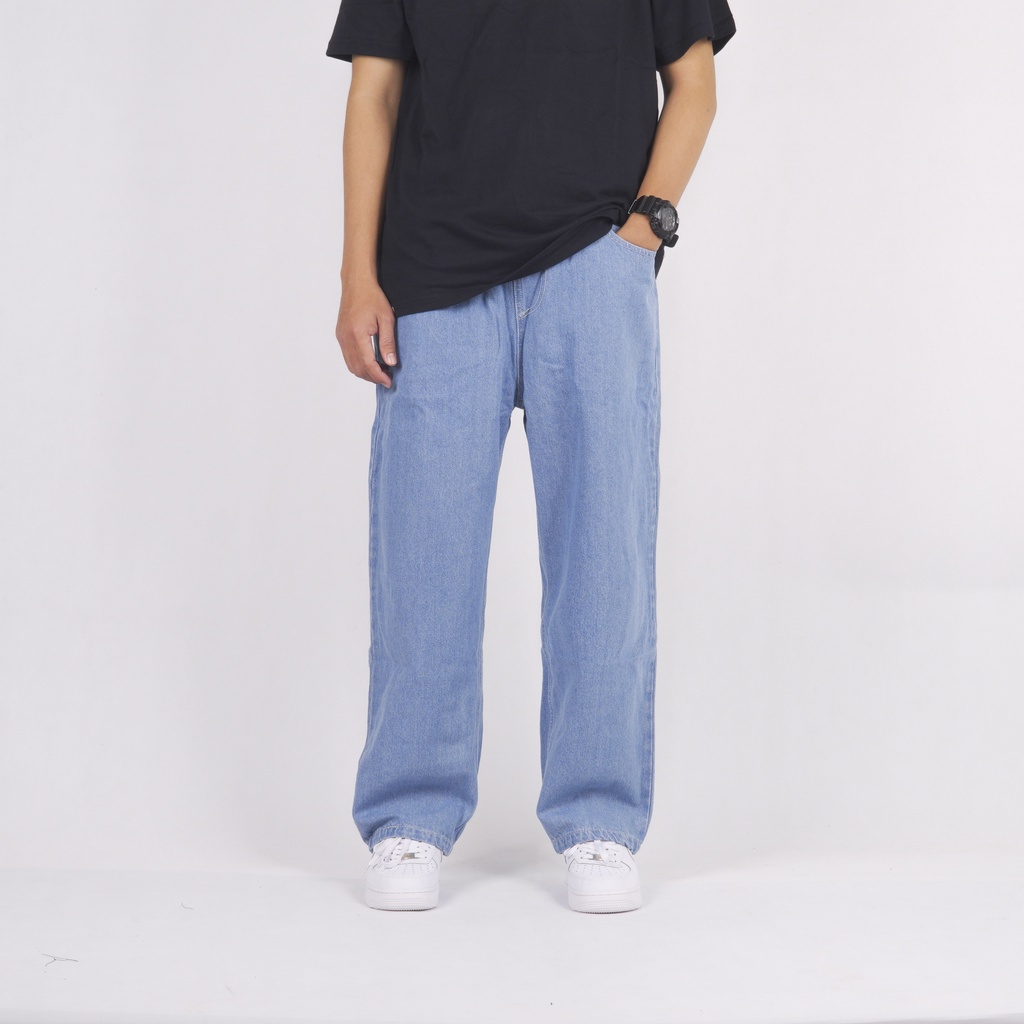 Superego Denim Pants Baggy Relaxed - Blue Wash BPR01G