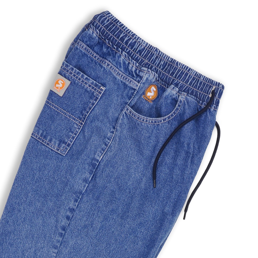 Superego Denim Pants Baggy Relaxed - Light Blue BPR01A - Image 8