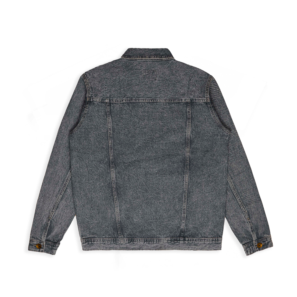 Superego Jacket Work Denim Snow Light Black WJ01B - Image 2