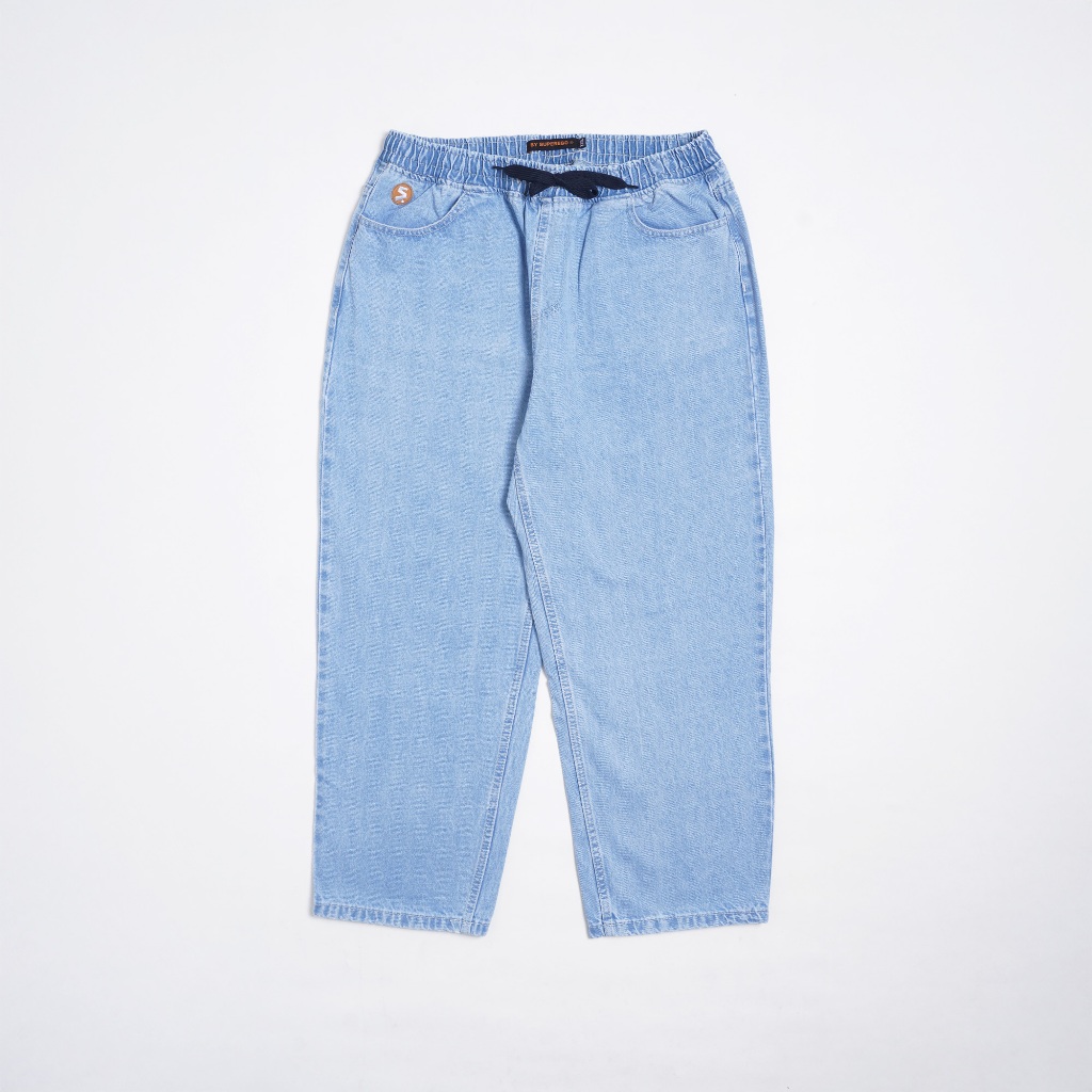 Superego Denim Pants Baggy Relaxed - Blue Wash BPR01G - Image 5