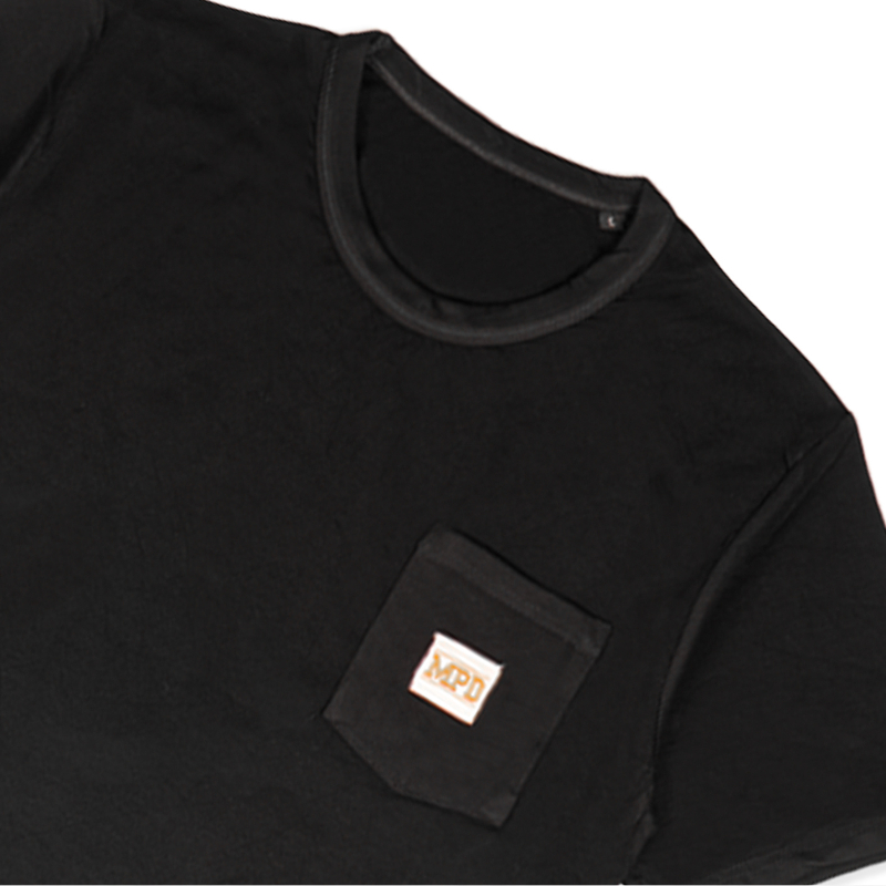 Mr.Pumpkin T-shirt Ultimate Pocket Regular Fit Woven Black MRUP01B - Image 2
