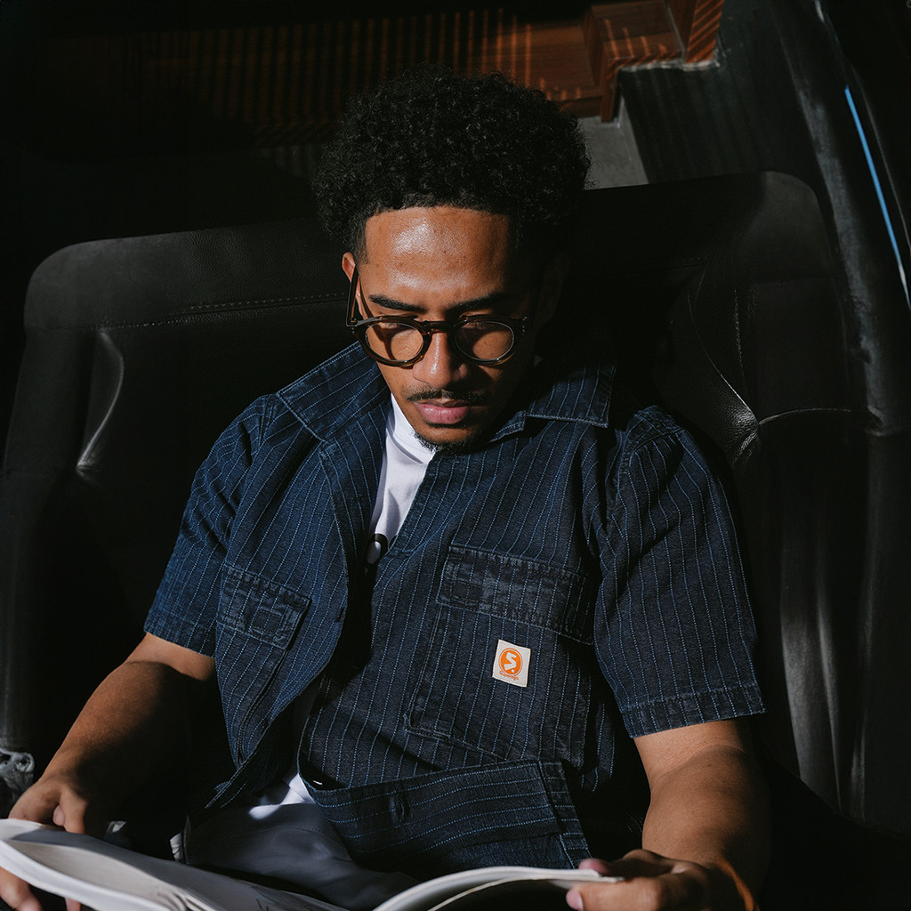 Superego Kemeja Denim Slub Airflow Blue Indigo SLUB02B - Image 9