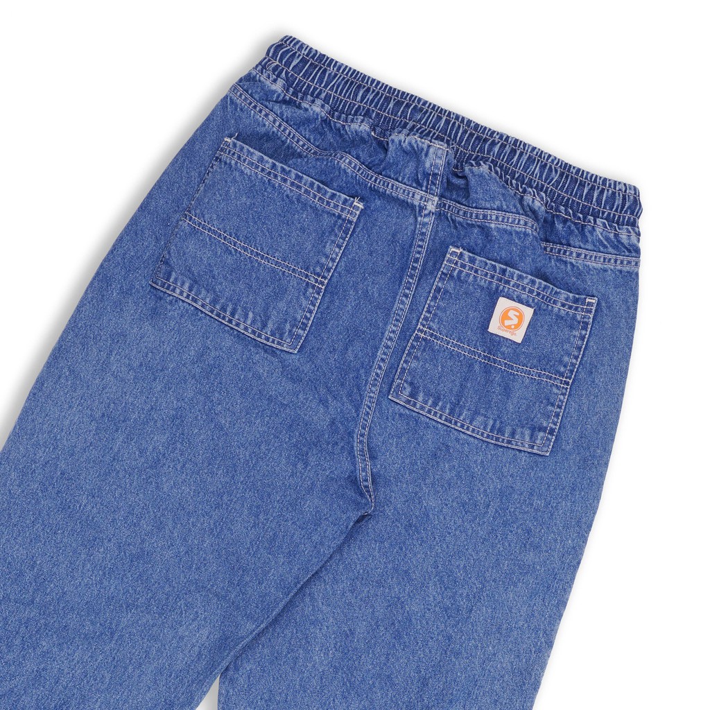 Superego Denim Pants Baggy Relaxed - Light Blue BPR01A - Image 7