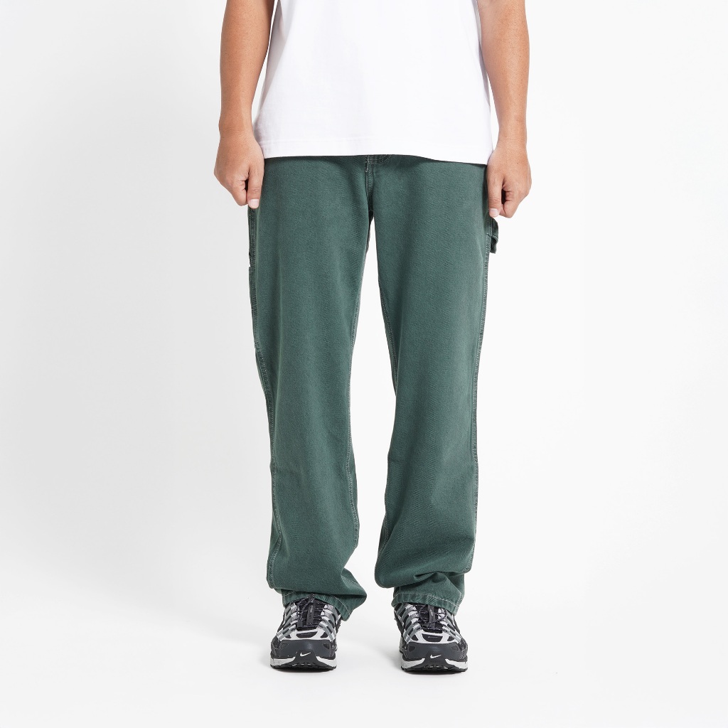 Superego Celana Carpenter Denim Jeans Panjang Utility Standar Olive Green CPS02B