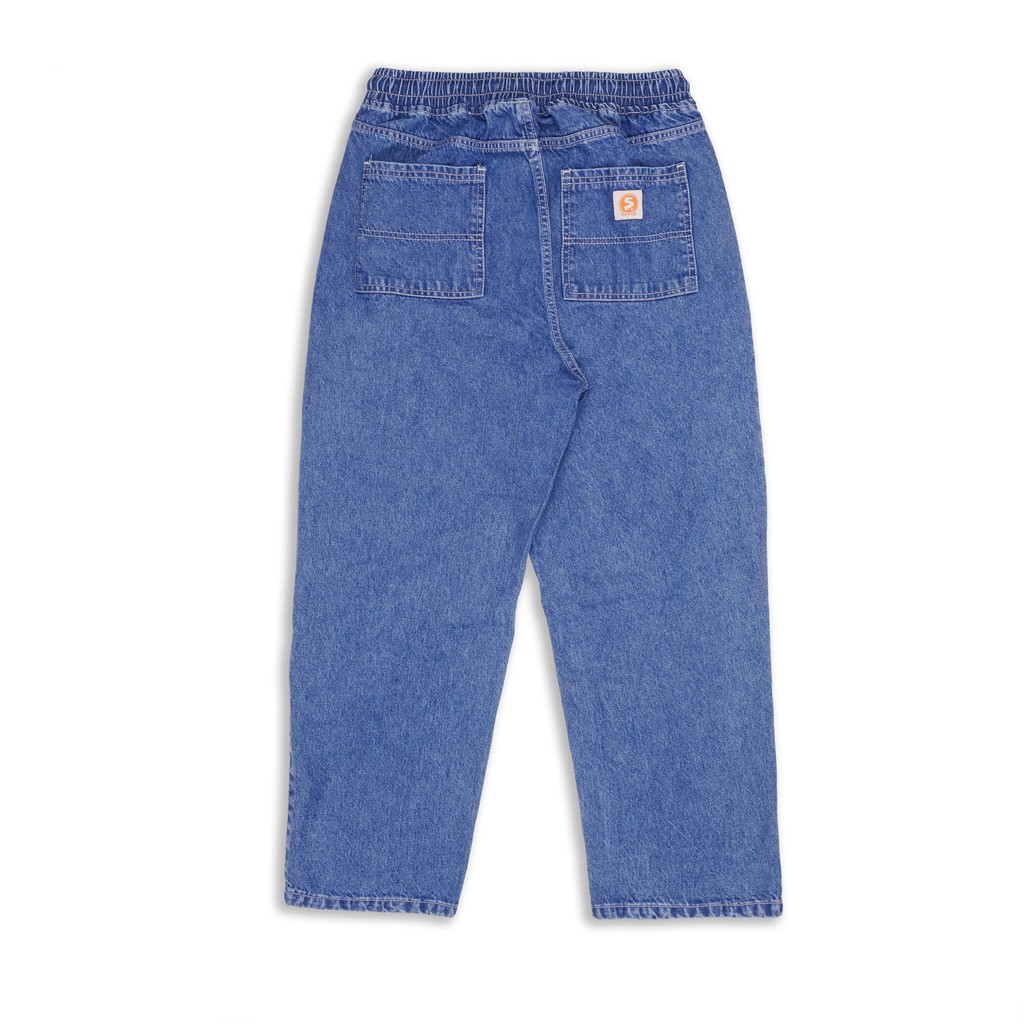 Superego Denim Pants Baggy Relaxed - Light Blue BPR01A - Image 6