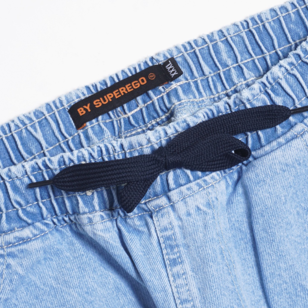 Superego Denim Pants Baggy Relaxed - Blue Wash BPR01G - Image 8