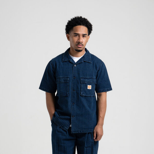 Superego Kemeja Denim Slub Airflow Blue Indigo SLUB02B
