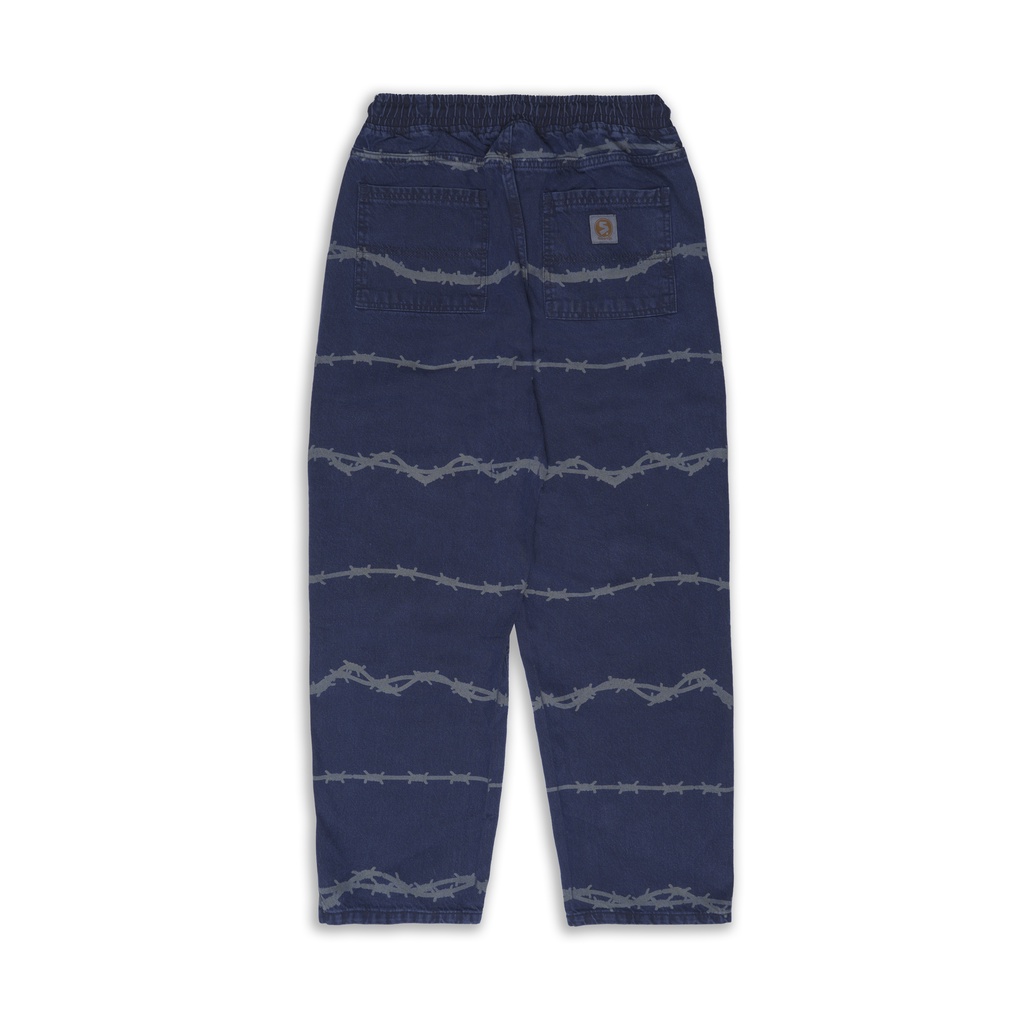 Superego Denim Pants Baggy WIRE Relaxed - Snow Navy BK01 - Image 6