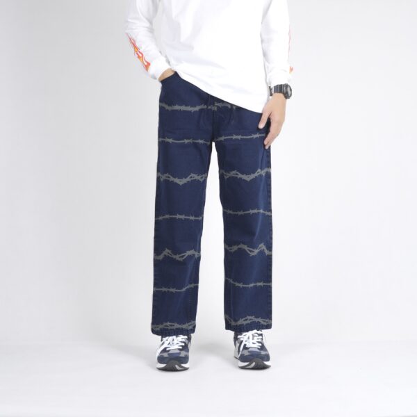 Superego Denim Pants Baggy WIRE Relaxed - Snow Navy BK01