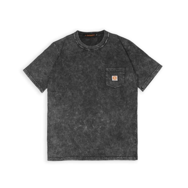 Superego T-Shirt Ultimate Pocket Regular Fit Wash Snow Black STUP04A