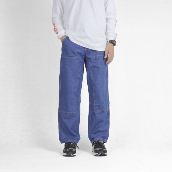 Superego celana carpenter denim jeans panjang Dark Blue CPS05B