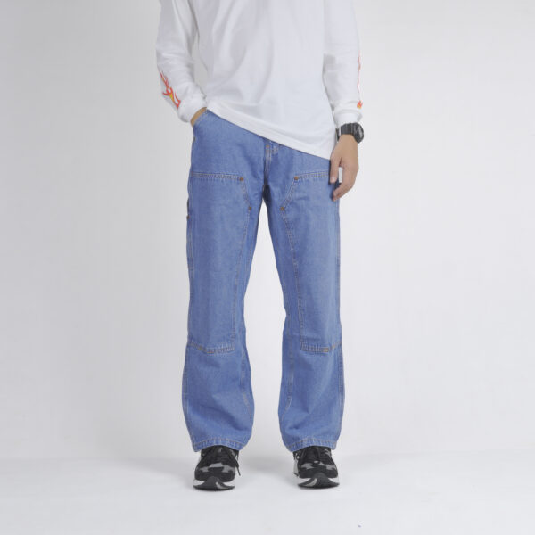 Superego celana carpenter denim jeans panjang Light Blue CPS05A