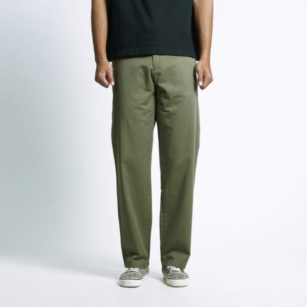 Superego Reguler Chino Work Pants Twill Cotton Olive Green SCPR01B