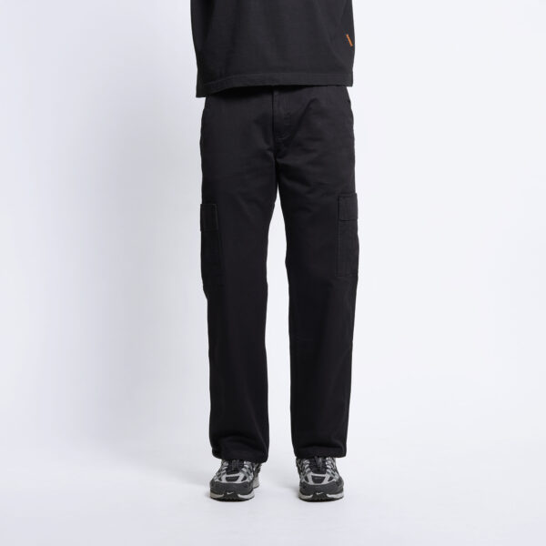Superego Loosefit Cargo Work Pants Twill Cotton Black SCPDW02A