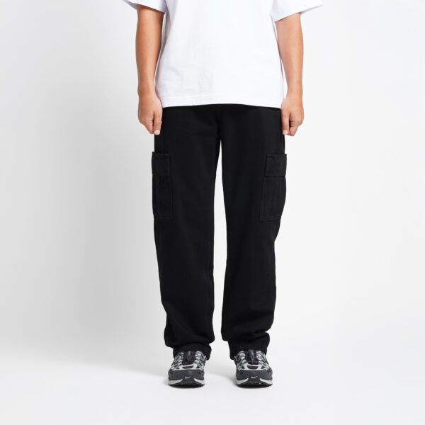 Superego Celana Cargo Pants Pria Jeans Loose Fit Standard Denim Black SCPDW01G