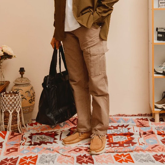 Superego Loosefit Cargo Work Pants Twill Cotton Milo SCPDW02C