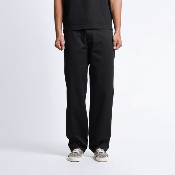 Superego Reguler Chino Work Pants Twill Cotton Black SCPR01A