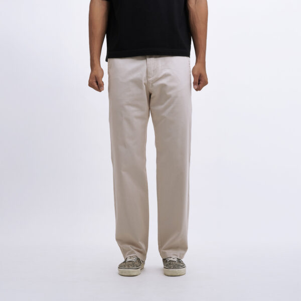 Superego Reguler Chino Work Pants Twill Cotton Cream SCPR01D