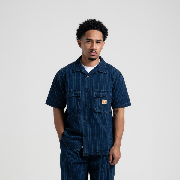 Superego Kemeja Denim Slub Airflow Blue Indigo SLUB02B