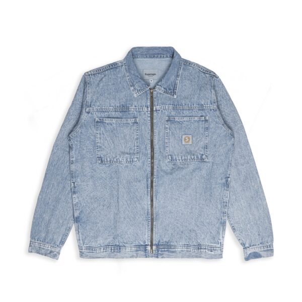 Superego Jacket Work Denim Snow Light Blue WJ01D