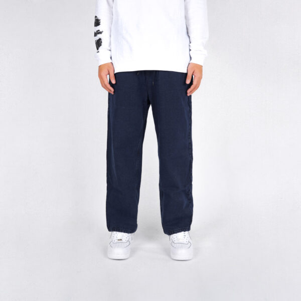 Superego Denim Pants Baggy Relaxed - Snow Navy BPR01D
