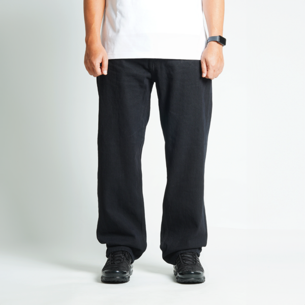 Superego Men's 13oz Regular Fit Denim Jeans - Black SBP01A