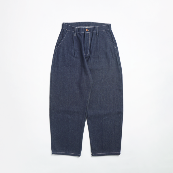 SUPEREGO - Barrel Pants Raw Denim Blue Garment BRD01B