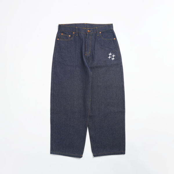 SUPEREGO - Super Baggy Pants Raw Denim Blue Garment BPR09C