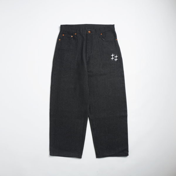 SUPEREGO - Super Baggy Pants Raw Denim Grey Garment BPR09B